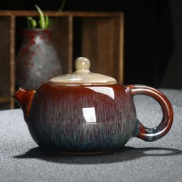 Exquisite Star Glaze Teapot 200ml Ceramic Kung Fu Tea Pot Puer Tea Pot 180ml Cup Set Heated Kettle Kettle Teeware Teware Teapot
