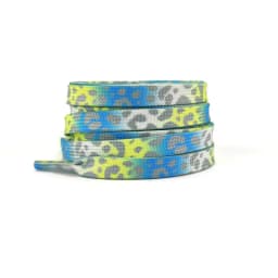 1Pair Flat Shoelaces for Sneakers Color Leopard Print Tie-dye Gradient Shoelace Rope Men Women for Canvas Shoe Laces Shoestrings