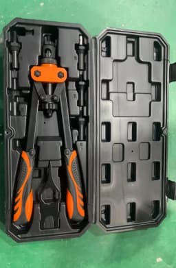 Professional Hand Rivet Gun Set Nut Riveter Construction Stapler DIY Automotive Electrical Wiring Furniture Repair Tool
