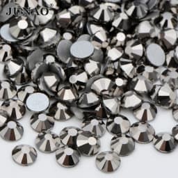 JUNAO 100Gross SS6 SS10 SS12 SS16 SS20 SS30 AB Color Glass Rhinestones Bulk Non Hotfix Flatback Strass DIY Nail Crystal Stones