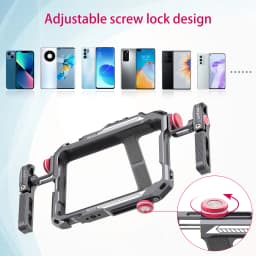 Ulanzi Lino Universal Smartphone Cage Protective Case with Side Handle Rig for IPhone16 15 14 13 12 Pro Max Samsung Xiaomi OPPO