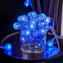 Bubble Ball Light USB/Battery Box String Crystal Bead Ball Fairy String Light Wedding Party Christmas 1.5/3/6M 10/20/40lights