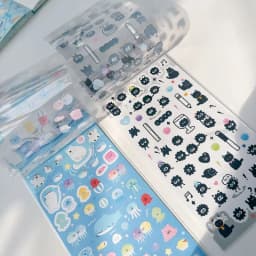 Korean Import NEKONI Double-layer Cute Animals Creative Stickers Scrapbooking Diy Journaling Diary Decor Stationery Sticker