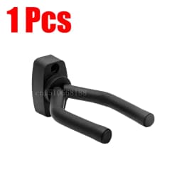 1-10Pcs Guitar Wall Mount Hanger Black Guitar Hanger Wall Hook for All Size Guitars Bass Mandolin Banjo Ukulele Guitar Accessory