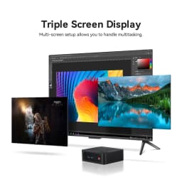 Beelink SER5 Max Win 11 Mini PC AMD Ryzen7 6800U/7735HS R3 3200U R5 5500U DDR4 RAM 16G NVME 500G Wifi6 4K Type-C Gamer Computer