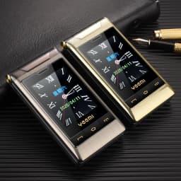 Yeemi G10-C 2G GSM Dual SIM Dual Screen Flip Feature Phone Big Fronts For Elder 2.8 inch FM Mp3/Mp4 Bluetooth Cheap Cellphone