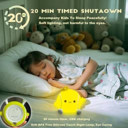 Tennis Night Light,LED Squishy Novelty Lamp,2 Levels Dimmable Nursery Bedroom Nightlight for Kids, Rechargeable Touch Lamps