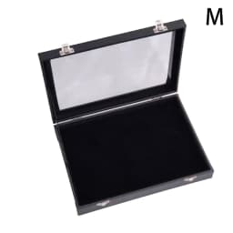 Pin Medal Display Case Badge Storage Box Transparent Dustproof Pin Display Box For Medal Jewelry Collection Display Frame