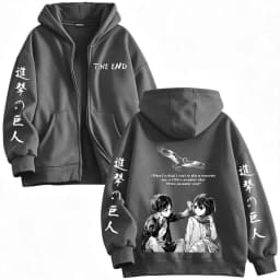 Anime "Attack on Titan" Mikasa Ackerman Allen Yeager Zipper Hoodie Men's Clothing Long Sleeve Zipper Hoodie Jacket Coat