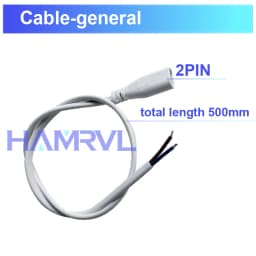 Hexagon LED Light 2-Pin Power Cord with On/Off Switch for HAMRVL Honeycomb Garage Lights & Lighting Systems Replacement Cable
