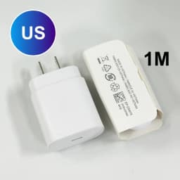 For Samsung Charger 25W Type C Fast Charge Charger 1M 1.5M 2M Cable for Galaxy S26 S25 S24 S23 S22 S21 Z Flip 8 A56 A36 A17 A35