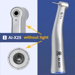 AI-X95/X25/X15/X65 Internal Water Low Speed Contra Angle Handpiece Dental E-Type Air Motor Oral Hygiene Equipment Non-optic