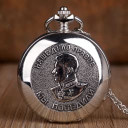 часы ссср Carving Silver Soldier Pocket Watch Chains USSR Quartz Pocket Watches Necklace Pendant Clock Collections Gifts
