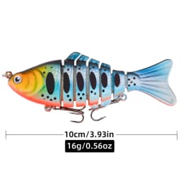 1 PCS Wobblers Fishing Lures Artificial Multi Jointed Sections Artificial Hard Bait Trolling Pike Carp Fishing Tools