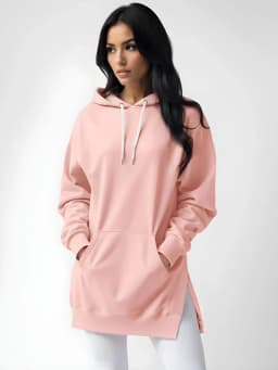 Hoodies Coats Women Solid Sweatshirts Jacket Pocket Drawstring Hooded Slight Strech Loose Casual Office Lady 2026 Spring Autumn