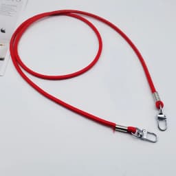 Unicolor Leather Crossbody Bag Strap Replacement with Phone Loss Prevention Chain for DIY Bag Making Projects