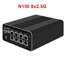 Topton Solid Firewall Mini PC 2x 10G SFP+ 4x/8x 2.5G LANs Twin Lake Intel N150 DDR5 NVMe Proxmox pfSense Network Homelab Server