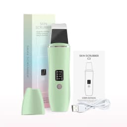 Ultrasonic Skin Scrubber Skin Spatula Ion Deep Face Cleaning 4 Modes Facial Lifting Ultrasonic Cleaner Peeling Skin Care Device