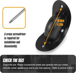 GUGULUZA Luggage Wheel Replacement Aircraft Password Box Directional Roller Wheel Maintenance Shock Absorption ST0019