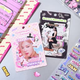 Korean Style Sticker Set For Kpop Photocards, Journaling & Toploader Deco - Premium Quality - Cute Ribbon Star Dialog Box & More