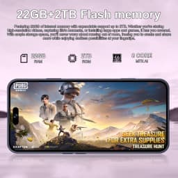K-Touch NEW Smartphone Android 5G For 17 Pro Max Smart Mobile Phones Dual Sim 22G+2TB 7.3inch HD Cell Phone Face Unlocked 16+48MP 4G 5G Dual SIM 7800mAh Battery HOT