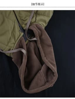 Cotton Jacket Long 2026 New Cotton Jacket Medium Long Loose mom Winter Diamond Grid Cotton Jacket Hooded Women's Coat Commuting