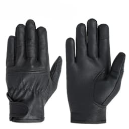 Professional Genuine Leather Work Gloves -Touchscreen Durable Cut Resistant for Mechanic Driving Riding Heavy Duty Outdoor Work