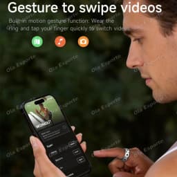 New Incoming Call Vibration Reminder Smart Ring 2026 Gesture Control Messages Alarms Health Monitor Sports Smartring Men Women