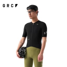 GRC Men's Tech Short Sleeve Jersey Cycling Apparel Performance Bike Wear Comfortable Breathable Sports Top for Men