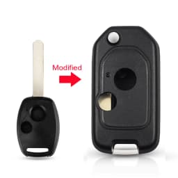 KEYYOU 2/3/4 Button Flip Folding For Honda Accord CRV Pilot 2007 2008 2009 2010 2011 2012 2013 New Modified Car Key Remote