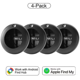 MiLi MiTag Dual System Bluetooth GPS Tracker Locator Smart Location Tag Keys Finder Works With Apple Find My&Google Find Hub