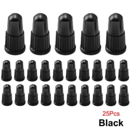 Black Presta Valve Caps Plastic Bike Tire Caps Air Dust Covers-Used on Presta/French Valves for Bicycle, MTB Mountain/Road Bike