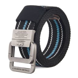 Canvas Belt, Men's Belt, Alloy Double Loop Buckle, Korean Fashion Denim, Teenage Student Pants Belt, Women's Belt