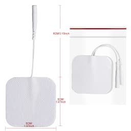 50/100Pcs TENS Pads EMS Electrode Patch Nerve Muscle Stimulator Silicone Gel Tens Electrodes Digital Acupuncture Pad Accessories