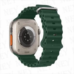 Ocean Band for Apple Watch Ultra 2 49mm 44mm 45mm 42mm 38/40/41mm silicone bracelet correa iwatch series 9 8 7 se 6 5 4 3 strap