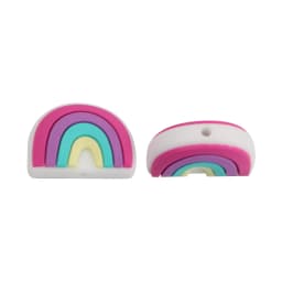 Kovict 5/10Pcs Silicone Beads Car Airplane Rainbow Rocket Bead For Jewelry Making DIY Keychain Necklace Bracelet Accessories
