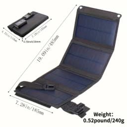 USB Foldable Solar Panel Portable Flexible Small Waterproof 5V Folding Solar Panels Cells For Mobile Phone Battery Charger