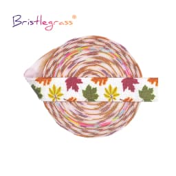 BRISTLEGRASS 2 5 10 Yard 5/8" 15mm Rainbow Rose Flower Floral Print Fold Over Elastic FOE Spandex Band Tape Hair Tie Sewing Trim