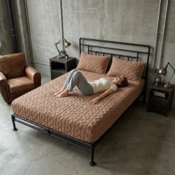 Tofu Fleece Fitted Sheet Queen Size Ultra Soft Plush Velvet Feel Cozy Warm Bedding Deep Pocket Elastic All Around