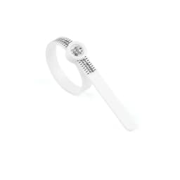 PHYHOO Us Uk EU Plastic Finger Size Band Gauge Ring Measurement Belt Adjustable Magnifier Ring Sizer for Women Men