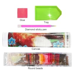 Diamond Painting House Mosaic Scenery DIY 5D Full Round Drill Embroidery Country Landscape Living Room Wall Decor Art