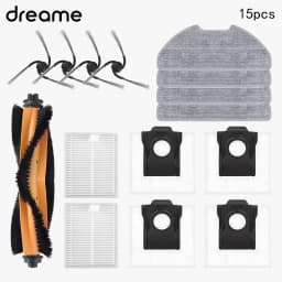 Derame D20 Air Plus Robot Vacuums Cleaner Accessory Dust Bag Rubber Brush Side Brush HEPA Filter Mop Cloths Spare