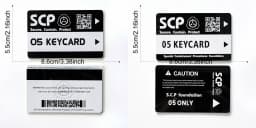 High Quantity Text Clear Letters Printed PVC SCP Hard Card Patches,top Hardboard,hardcard 8.5*5.5CM WF23461