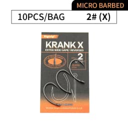10Pieces Carp Fishing Hook Size 1 2 4 6 PTFE Coating Mirco Barded/Barbless PTFE Coating For Carp Fishing Terminal Tackle