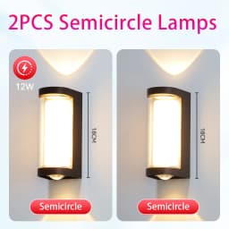 Outdoor Wall Light Home Waterproof Wall Lamp AC85-265V Porch Lights Outdoor Wall Lighting For Garden Backyard Doorway Decoration