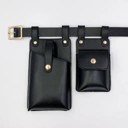 2 Piece Women's Belt Bag Luxury Designer Tactical Waist Bags Female Leather Flap Fanny Pack Shoulder Crossbody Chest Bag Purse