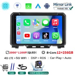 9 Inch Android 16 For Suzuki Jimny JB64 JB74 2018 - 2020 Multimedia Video Player Car Radio Stereo GPS Navigation Carplay