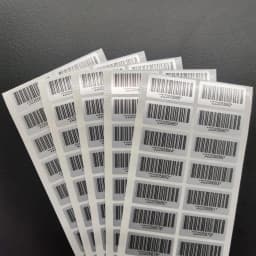 100PCS warranty sticker 30X15mm security seal tamper-proof Tear invalid serial number barcode anti-counterfeiting sticker