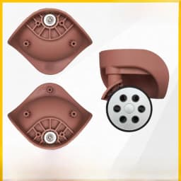 Universal Luggage Wheel Replacement Parts Quiet Universal Spinner Wheels Repair for Suitcase Password Box Shock Absorption