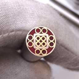 1piece New 8mm Mosaic Pin for Knife Handle Decorative Rivets Colored Resin Filling Mosaics Rivets Nail Steel Tube Length 60mm